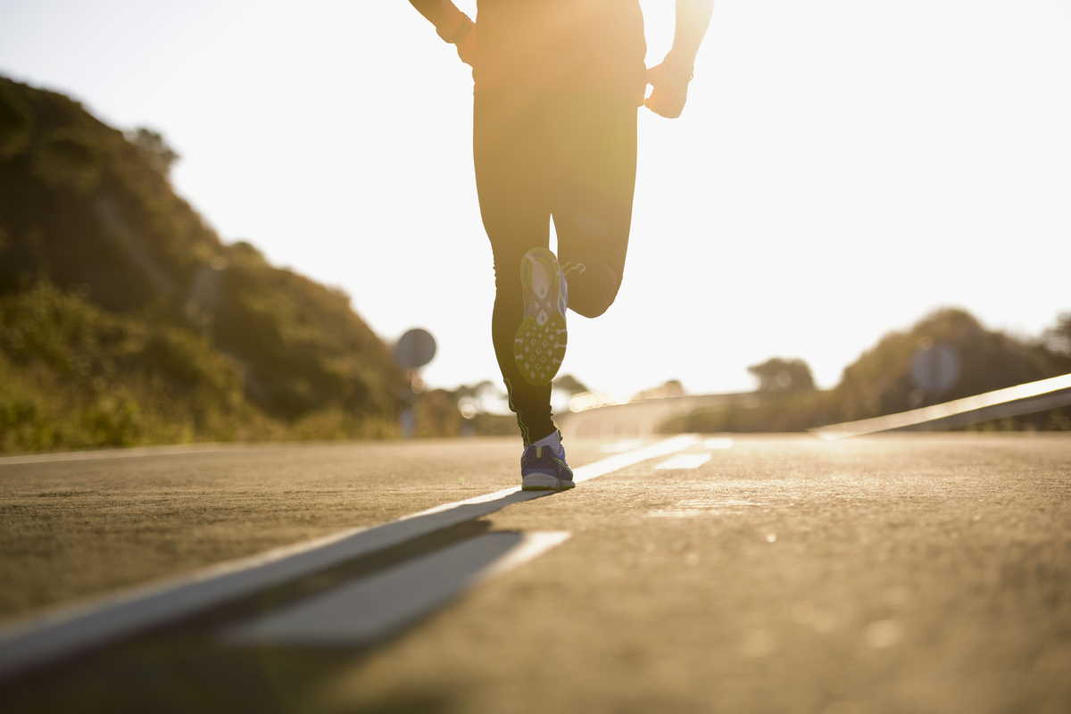 rychlé nohy v běhu